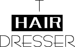 T HAIR DRESSER logo
