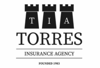 T I A TORRES INSURANCE AGENCY FOUNDED 1983 logo