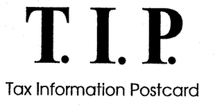 T. I. P. TAX INFORMATION POSTCARD logo