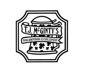 T. J. MCGINTY'S FOOD & BEVERAGE ESTABLISHMENT logo