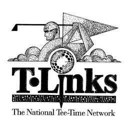 T-LINKS THE NATIONAL TEE-TIME NETWORK logo