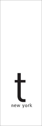 T NEW YORK logo