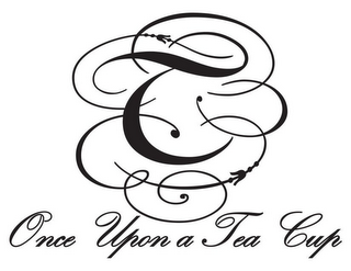 T ONCE UPON A TEA CUP logo