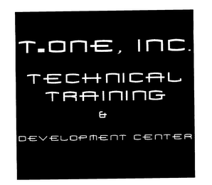 T-ONE, INC. TECHNICAL TRAINING & DEVELOPMENT CENTER logo