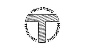 T PROGRESS THROUGH PRECISION logo