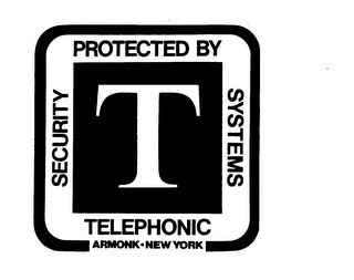 T PROTECTED BY TELEPHONIC SECURITY SYSTEMS ARMONK.NEW YORK logo