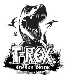 T-REX ENERGY DRINK FORTIFIED WITH VITAMINS logo