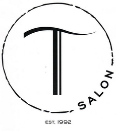 T SALON EST. 1992 logo