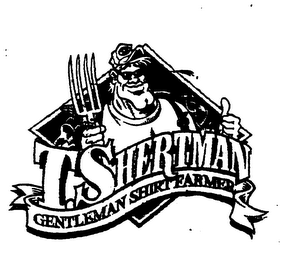 T. SHERTMAN GENTLEMAN SHIRT FARMER GENUINE WITNESS WEAR logo