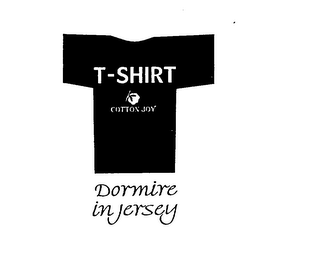 T-SHIRT COTTON JOY DORMIRE IN JERSEY logo