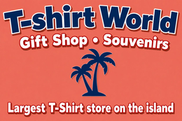 T-SHIRT WORLD GIFT SHOP SOUVENIRS logo