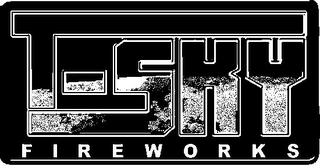T-SKY FIREWORKS logo