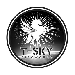 T-SKY FIREWORKS logo