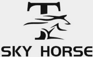 T SKY HORSE logo