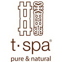 T· SPA PURE & NATURAL logo