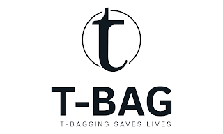 T T-BAG T-BAGGING SAVES LIVES logo