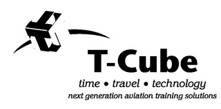 T T T T-CUBE TIME · TRAVEL · TECHNOLOGY NEXT GENERATION AVIATION TRAINING SOLUTIONS logo