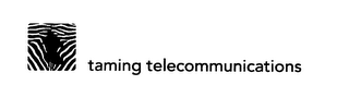 T TAMING TELECOMMUNICATIONS logo