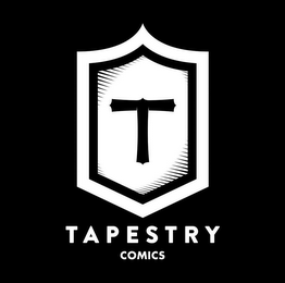 T TAPESTRY COMICS logo