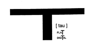 T TAU FLAT DIGITAL logo