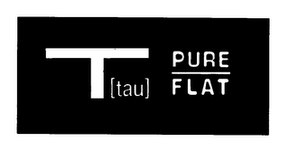 T [TAU] PURE FLAT logo