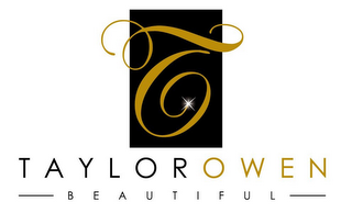 T TAYLOR OWEN BEAUTIFUL logo