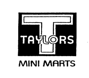 T TAYLORS MINI MARTS logo