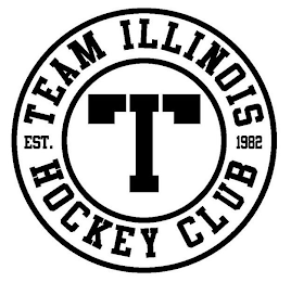 T TEAM ILLINOIS HOCKEY CLUB EST. 1982 logo