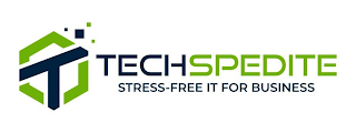 T TECHSPEDITE STRESS-FREE IT FOR BUSINESS logo
