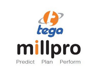 T TEGA MILLPRO PREDICT PLAN PERFORM logo