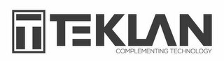 T TEKLAN COMPLEMENTING TECHNOLOGY logo