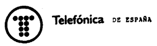 T TELEFONICA DE ESPANA logo