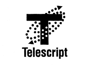 T TELESCRIPT logo