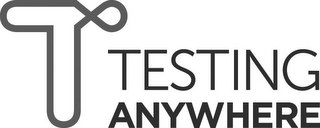 T TESTING ANYWHERE logo