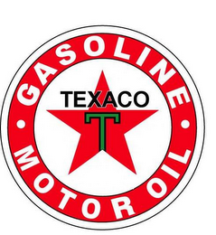 T TEXACO · GASOLINE MOTOR OIL · logo