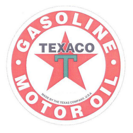 T TEXACO · GASOLINE · MOTOR OIL logo