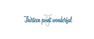 T THIRTEEN POINT WONDERFUL logo