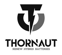 T THORNAUT RENEW HYBRID BATTERIES logo