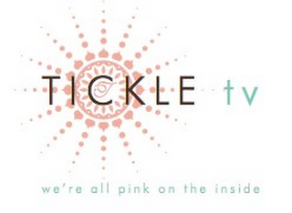 T TICKLE TV WE'RE ALL PINK ON THE INSIDE logo