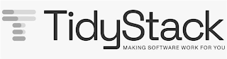 T TIDYSTACK MAKING SOFTWARE WORK FOR YOU logo