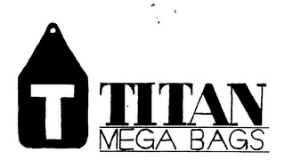 T TITAN MEGA BAGS logo