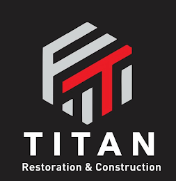 T TITAN RESTORATION & CONSTRUCTION logo