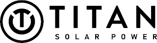 T TITAN SOLAR POWER logo