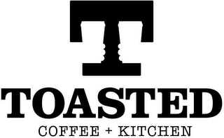 T TOASTED COFFEE + KITCHEN logo
