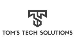 T TOM'S TECH SOLUTIONS logo