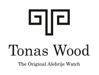 T TONAS WOOD THE ORIGINAL ALEBRIJE WATCH logo