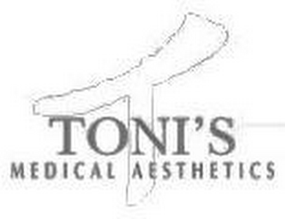 T TONI'S MEDICAL AESTHETICS logo