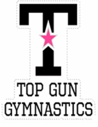T TOP GUN GYMNASTICS logo