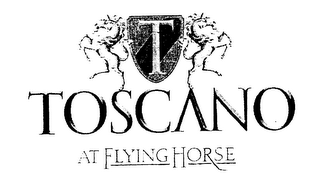 T TOSCANO AT FLYING HORSE logo