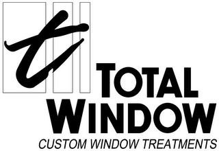 T TOTAL WINDOW CUSTOM WINDOW TREATMENTS logo